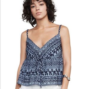 BNWT Bcbgmaxazria Emeli embroidered top